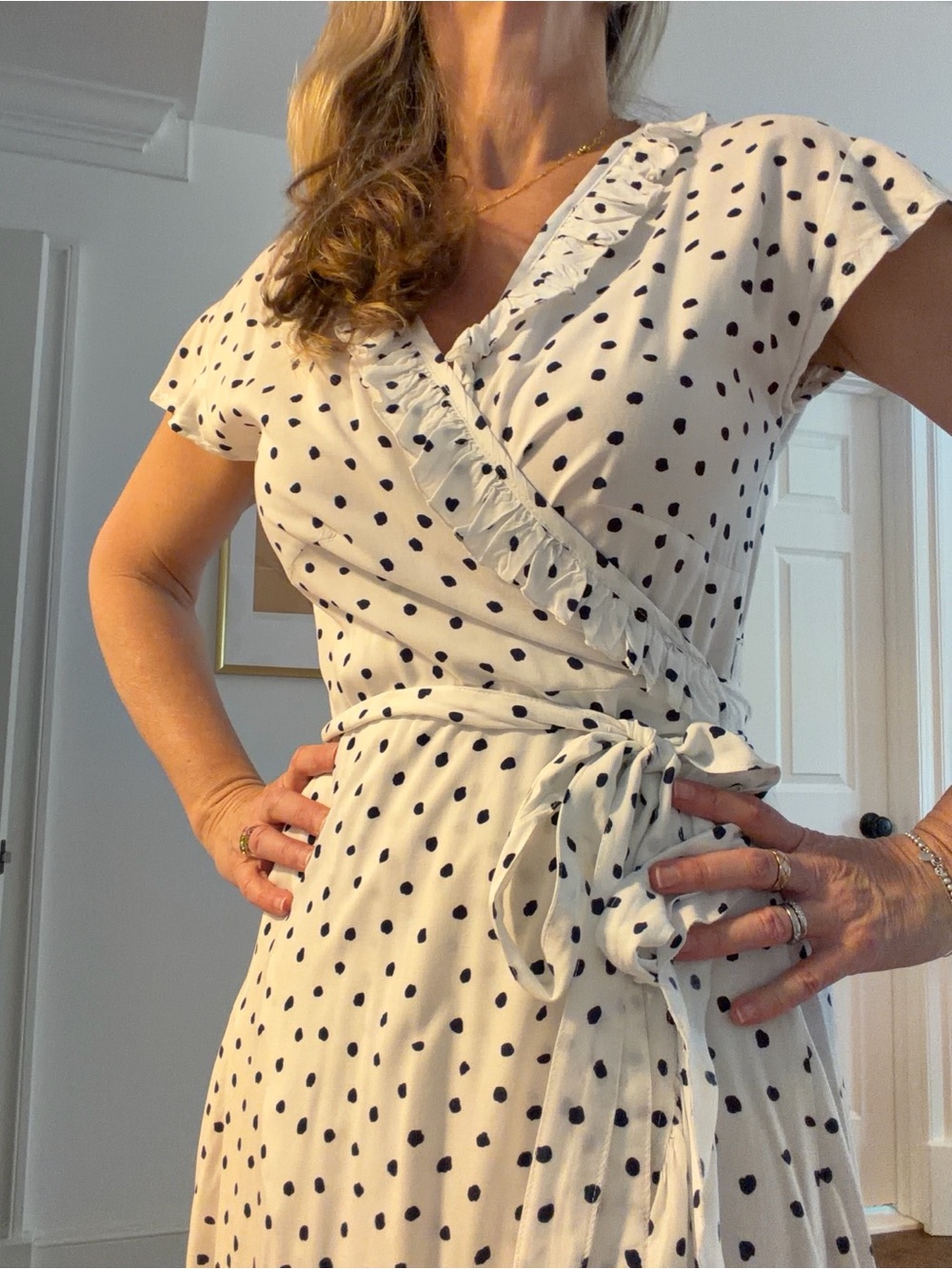 Polka Dot Wrap Dress